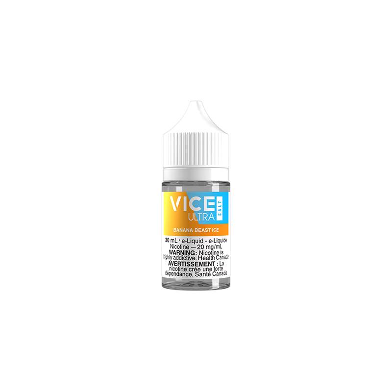 VICE Ultra Salt Nicotine Salt E-Liquid 30mL – Banana Beast Ice